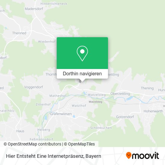 Hier Entsteht Eine Internetpräsenz Karte