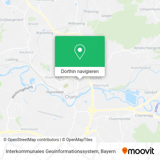 Interkommunales Geoinformationssystem Karte