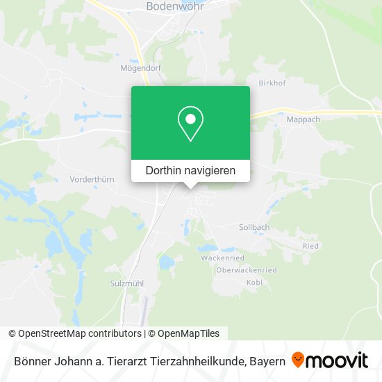 Bönner Johann a. Tierarzt Tierzahnheilkunde Karte