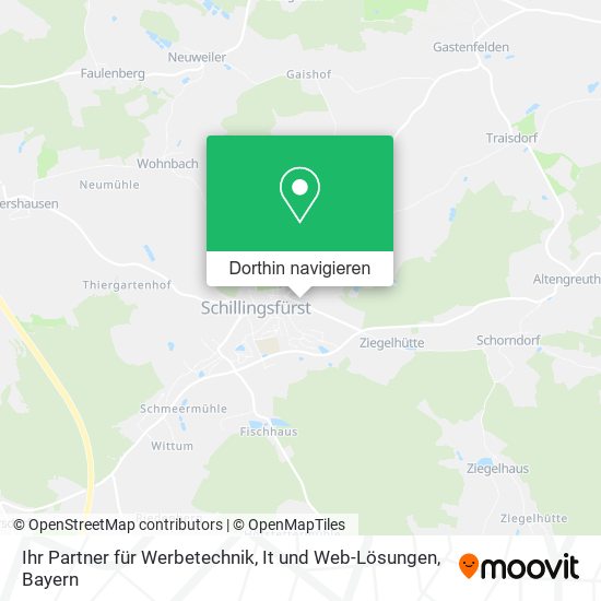 Ihr Partner für Werbetechnik, It und Web-Lösungen Karte