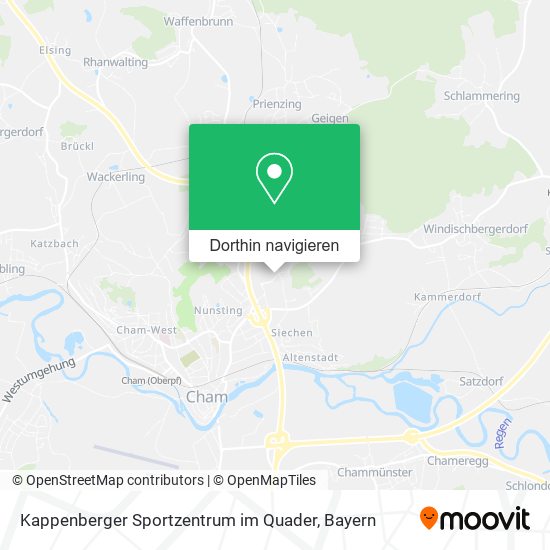 Kappenberger Sportzentrum im Quader Karte