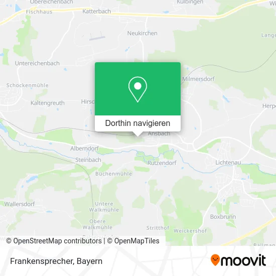 Frankensprecher Karte