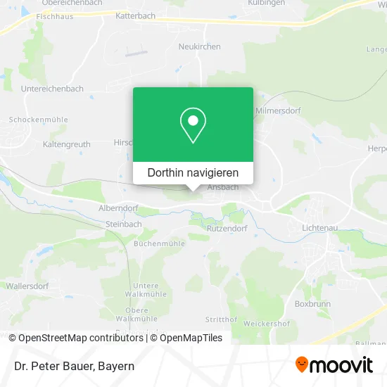 Dr. Peter Bauer Karte