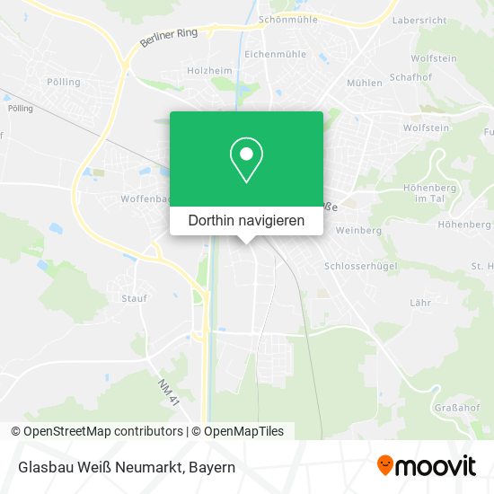 Glasbau Weiß Neumarkt Karte