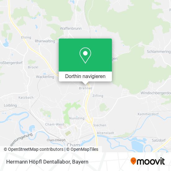Hermann Höpfl Dentallabor Karte