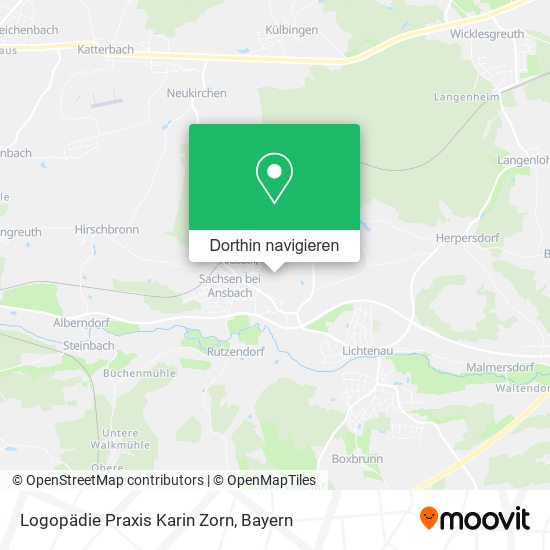 Logopädie Praxis Karin Zorn Karte