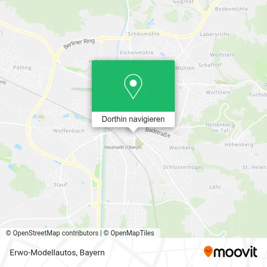 Erwo-Modellautos Karte