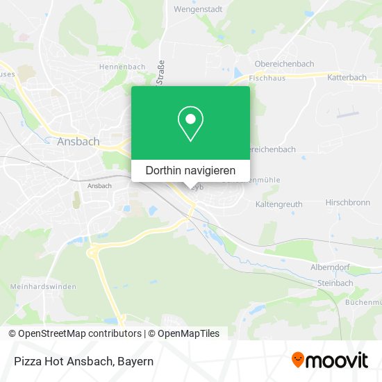 Pizza Hot Ansbach Karte