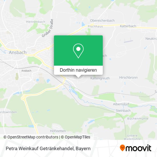 Petra Weinkauf Getränkehandel Karte