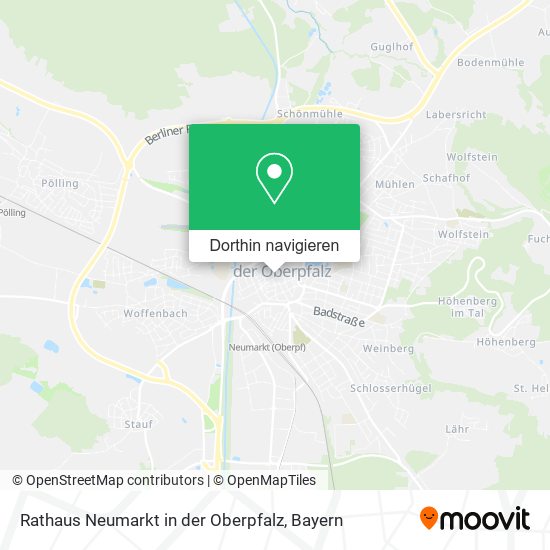 Rathaus Neumarkt in der Oberpfalz Karte
