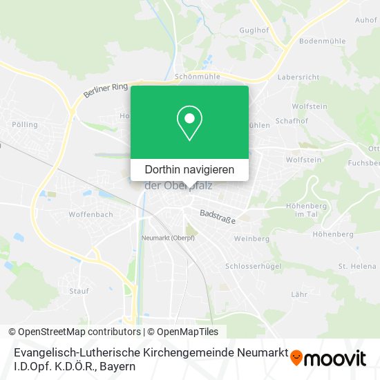 Evangelisch-Lutherische Kirchengemeinde Neumarkt I.D.Opf. K.D.Ö.R. Karte