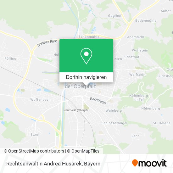 Rechtsanwältin Andrea Husarek Karte