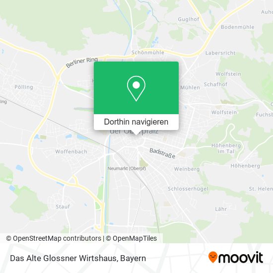 Das Alte Glossner Wirtshaus Karte