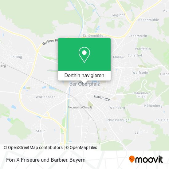 Fön-X Friseure und Barbier Karte