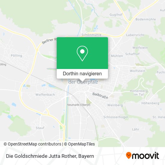 Die Goldschmiede Jutta Rother Karte