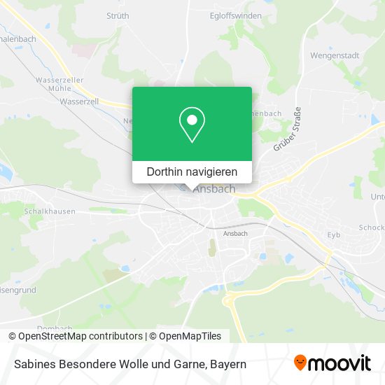 Sabines Besondere Wolle und Garne Karte