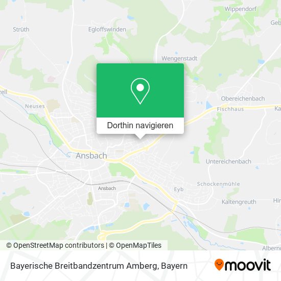 Bayerische Breitbandzentrum Amberg Karte
