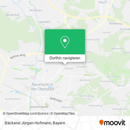 Bäckerei Jürgen Hofmann Karte