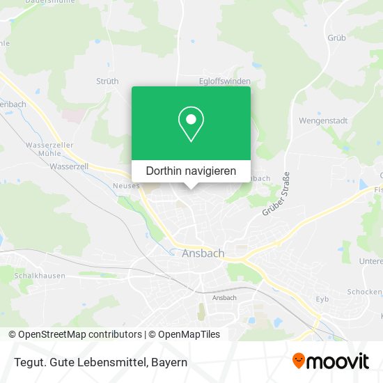 Tegut. Gute Lebensmittel Karte