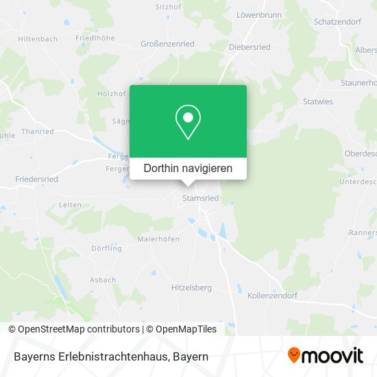 Bayerns Erlebnistrachtenhaus Karte
