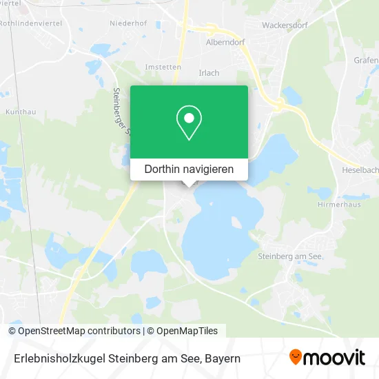 Erlebnisholzkugel Steinberg am See Karte