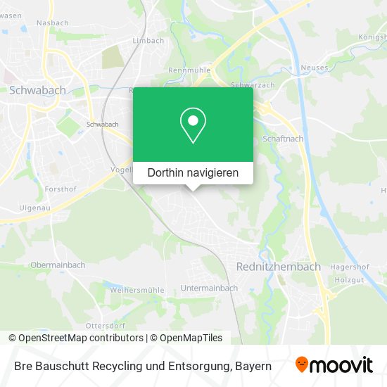 Bre Bauschutt Recycling und Entsorgung Karte