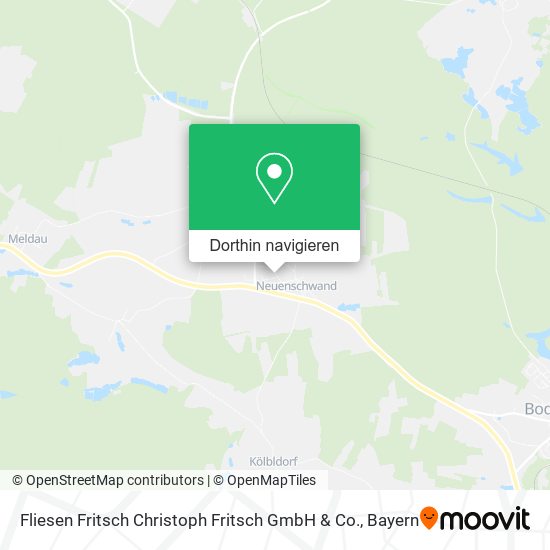 Fliesen Fritsch Christoph Fritsch GmbH & Co. Karte