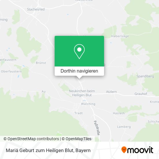Mariä Geburt zum Heiligen Blut Karte