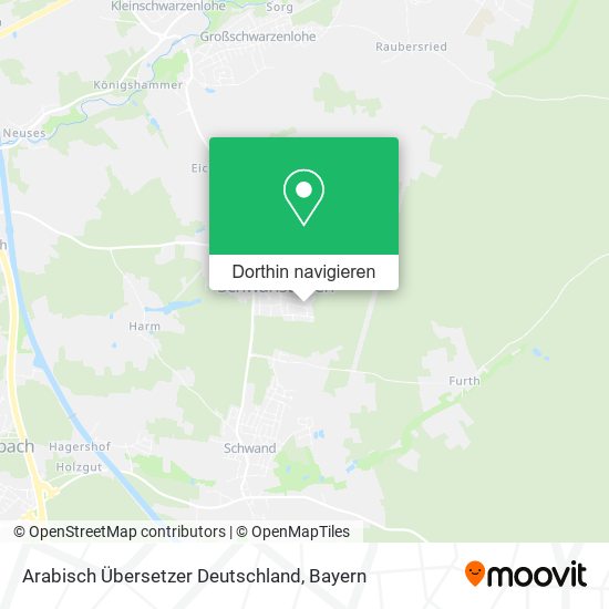 Arabisch Übersetzer Deutschland Karte