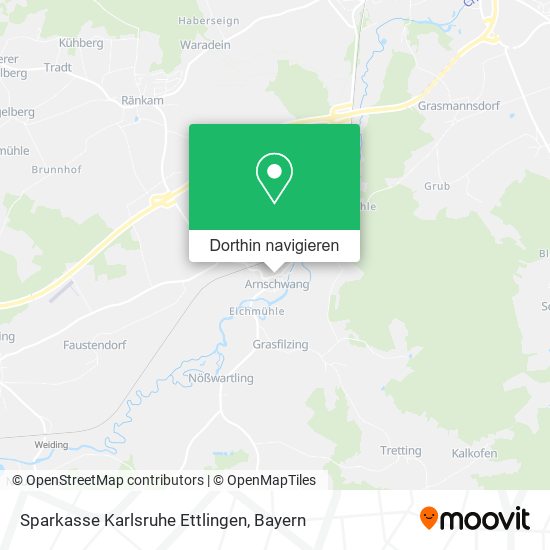 Sparkasse Karlsruhe Ettlingen Karte