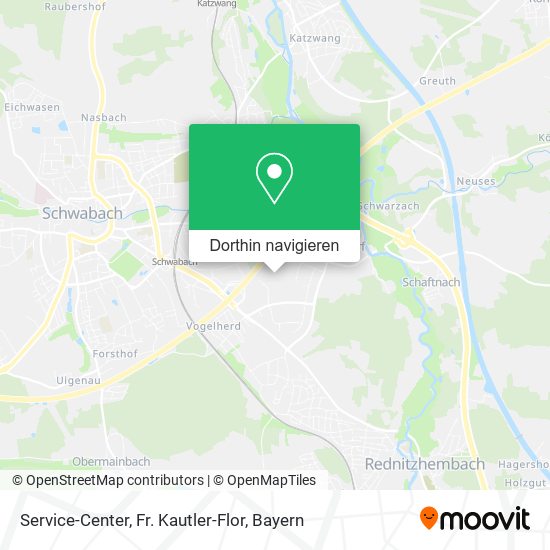 Service-Center, Fr. Kautler-Flor Karte