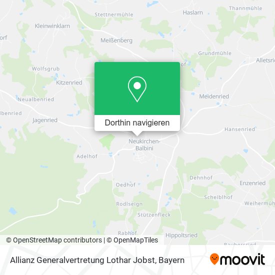 Allianz Generalvertretung Lothar Jobst Karte