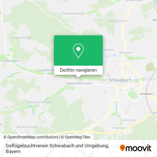 Geflügelzuchtverein Schwabach und Umgebung Karte