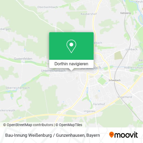 Bau-Innung Weißenburg / Gunzenhausen Karte