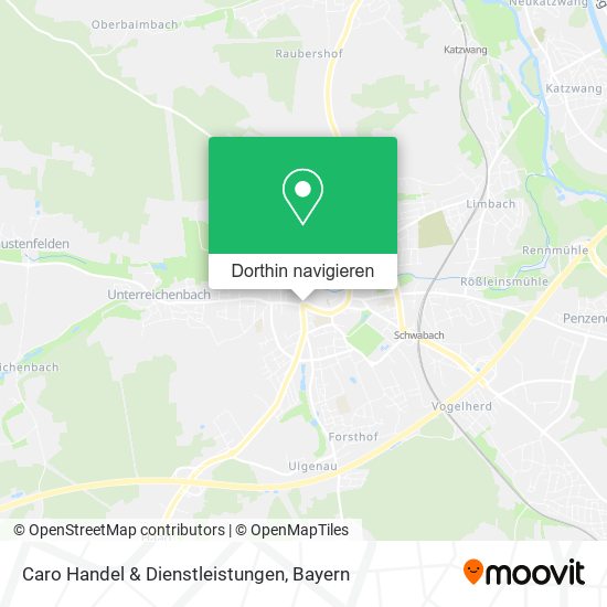 Caro Handel & Dienstleistungen Karte