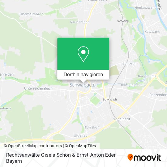 Rechtsanwälte Gisela Schön & Ernst-Anton Eder Karte