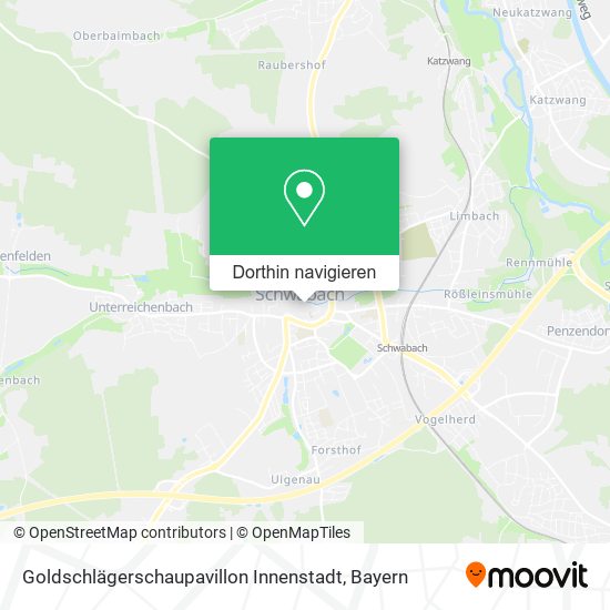 Goldschlägerschaupavillon Innenstadt Karte