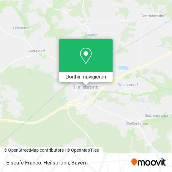 Eiscafé Franco, Heilsbronn Karte