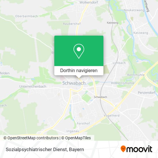Sozialpsychiatrischer Dienst Karte