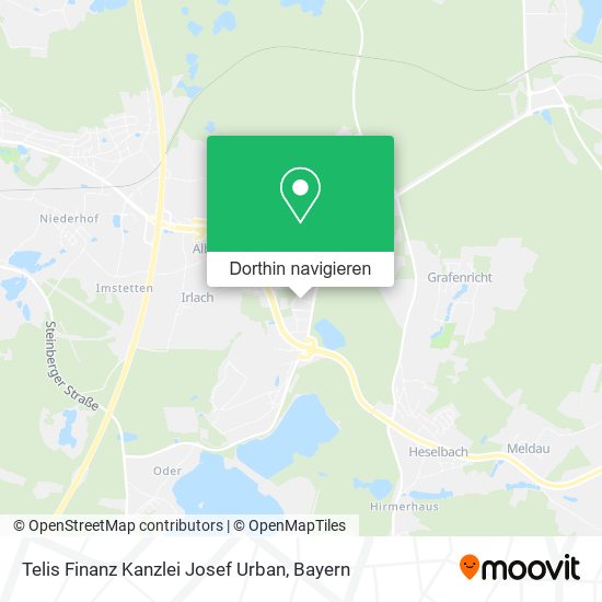 Telis Finanz Kanzlei Josef Urban Karte