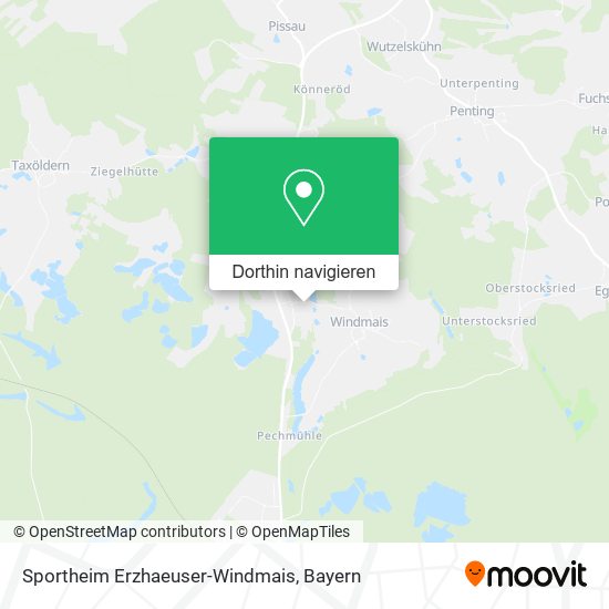 Sportheim Erzhaeuser-Windmais Karte