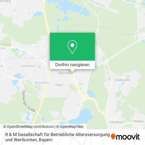 R & M Gesellschaft für Betriebliche Altersversorgung und Wertkonten Karte