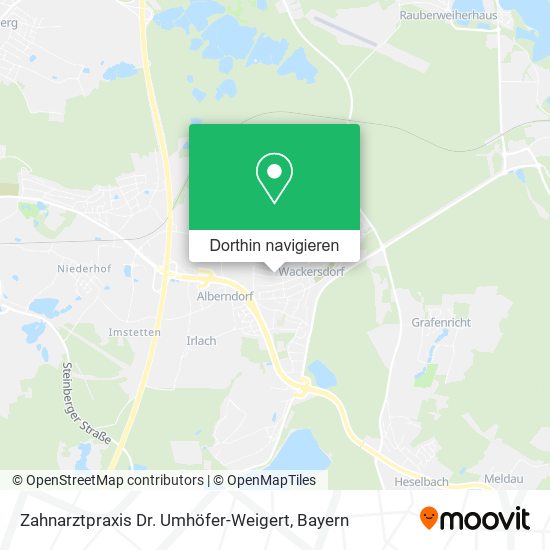 Zahnarztpraxis Dr. Umhöfer-Weigert Karte