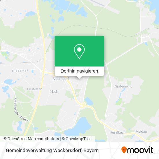 Gemeindeverwaltung Wackersdorf Karte