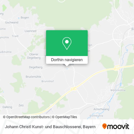 Johann Christl Kunst- und Bauschlosserei Karte