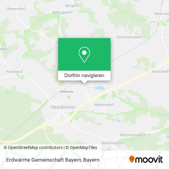 Erdwärme Gemeinschaft Bayern Karte