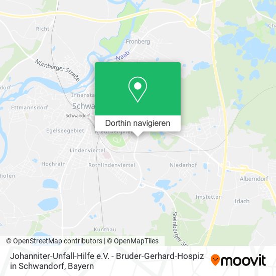 Johanniter-Unfall-Hilfe e.V. - Bruder-Gerhard-Hospiz in Schwandorf Karte