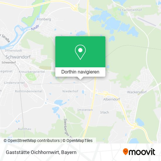 Gaststätte Oichhornwirt Karte