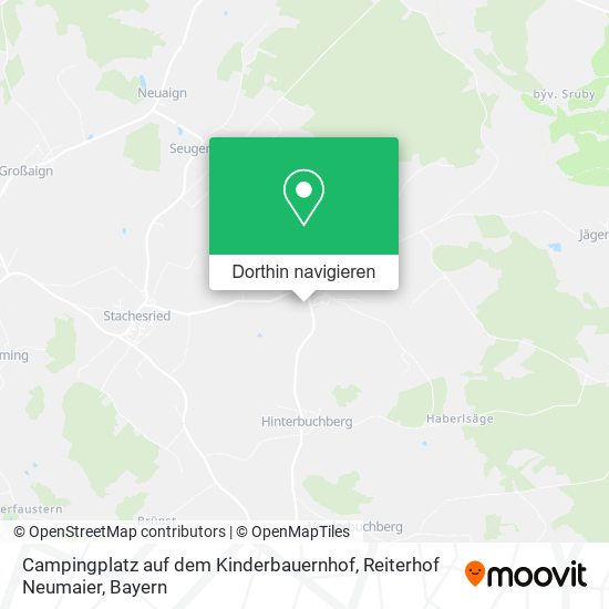 Campingplatz auf dem Kinderbauernhof, Reiterhof Neumaier Karte