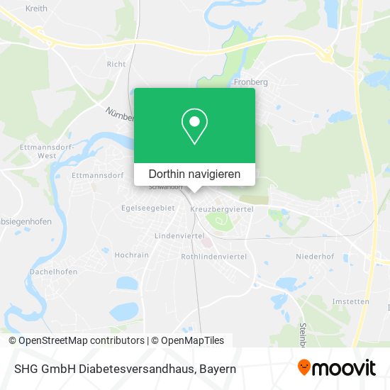 SHG GmbH Diabetesversandhaus Karte
